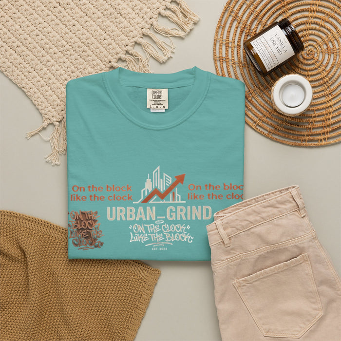 Urban Grind T-Shirt — "On the Block, Like the Clock" Streetwear Tee