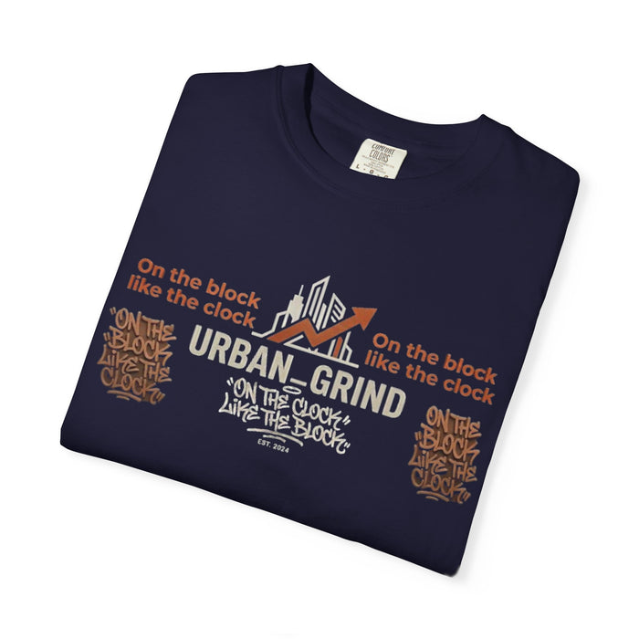 Urban Grind T-Shirt — "On the Block, Like the Clock" Streetwear Tee