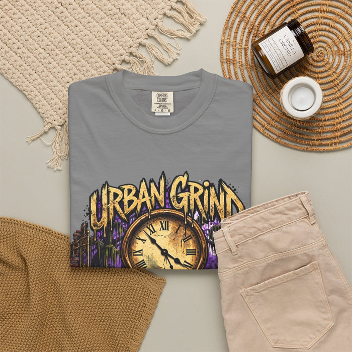 Urban Grind Graphic Tee — "On the Clock Like the Boss" Streetwear T-Shirt