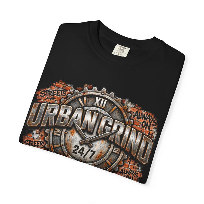 Urban Grind 24/7 Graphic T-Shirt — Industrial Motorcycle Streetwear Tee