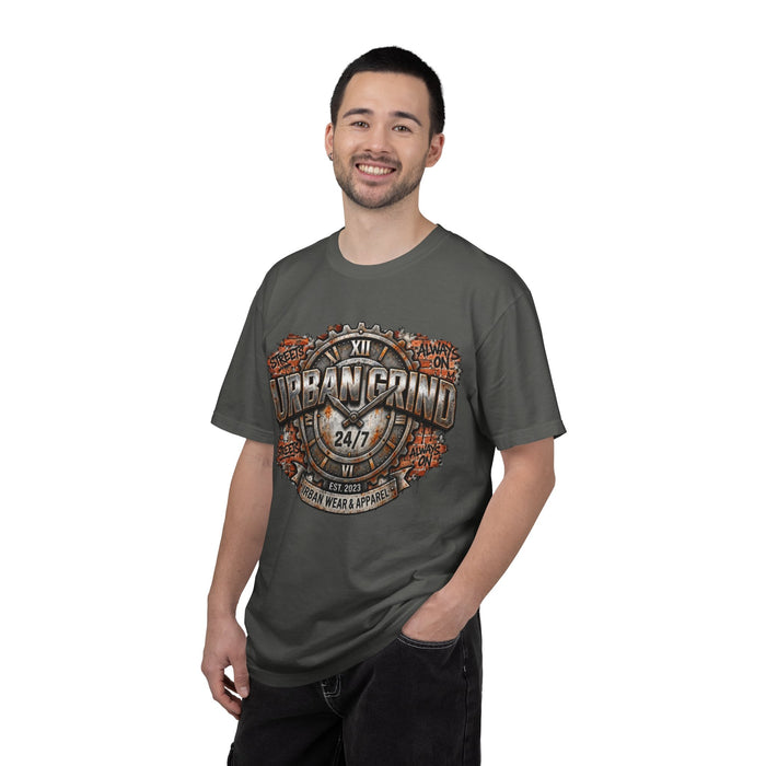 Urban Grind 24/7 Graphic T-Shirt — Industrial Motorcycle Streetwear Tee