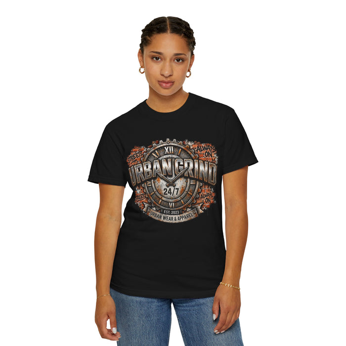 Urban Grind 24/7 Graphic T-Shirt — Industrial Motorcycle Streetwear Tee