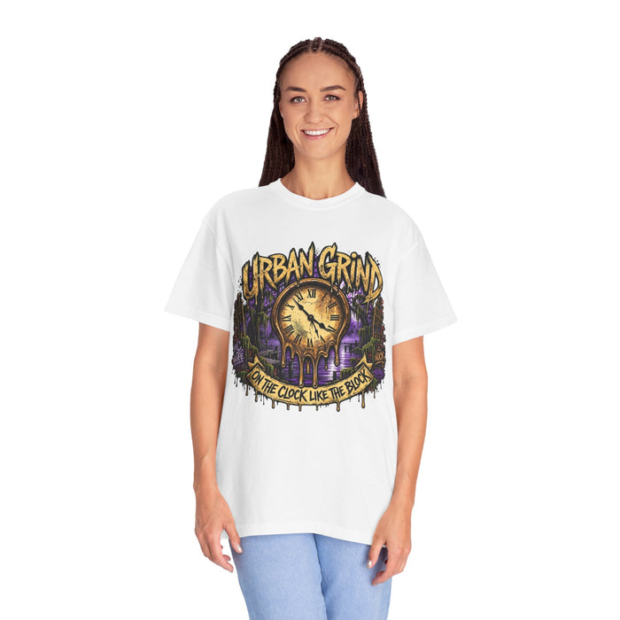 Urban Grind Graphic Tee — "On the Clock Like the Boss" Streetwear T-Shirt