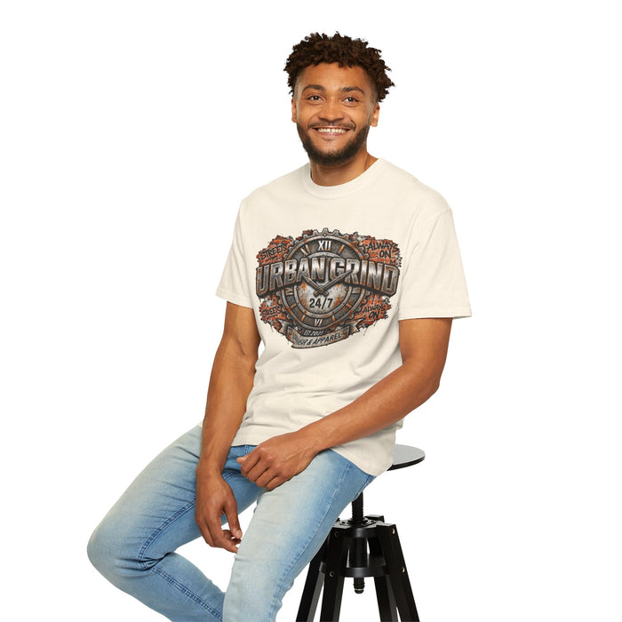 Urban Grind 24/7 Graphic T-Shirt — Industrial Motorcycle Streetwear Tee
