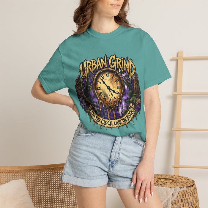 Urban Grind Graphic Tee — "On the Clock Like the Boss" Streetwear T-Shirt