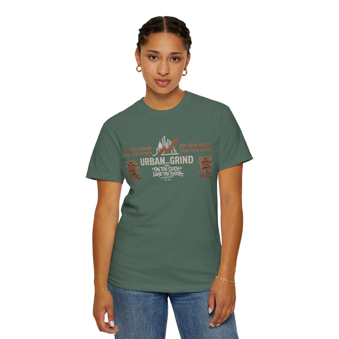 Urban Grind T-Shirt — "On the Block, Like the Clock" Streetwear Tee