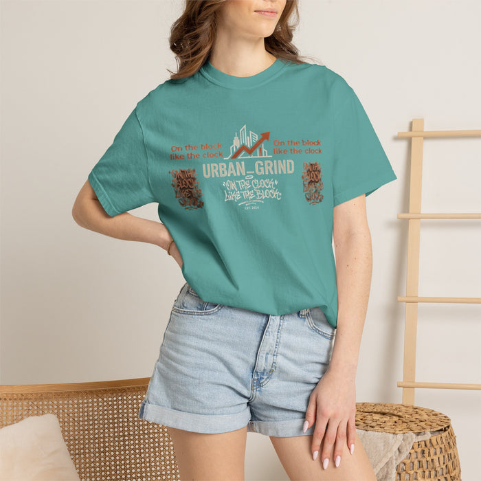 Urban Grind T-Shirt — "On the Block, Like the Clock" Streetwear Tee