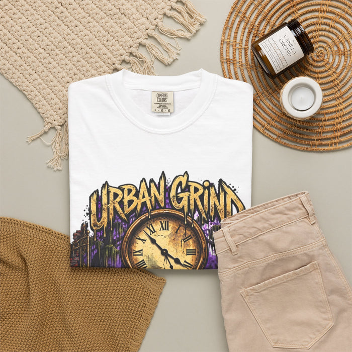 Urban Grind Graphic Tee — "On the Clock Like the Boss" Streetwear T-Shirt