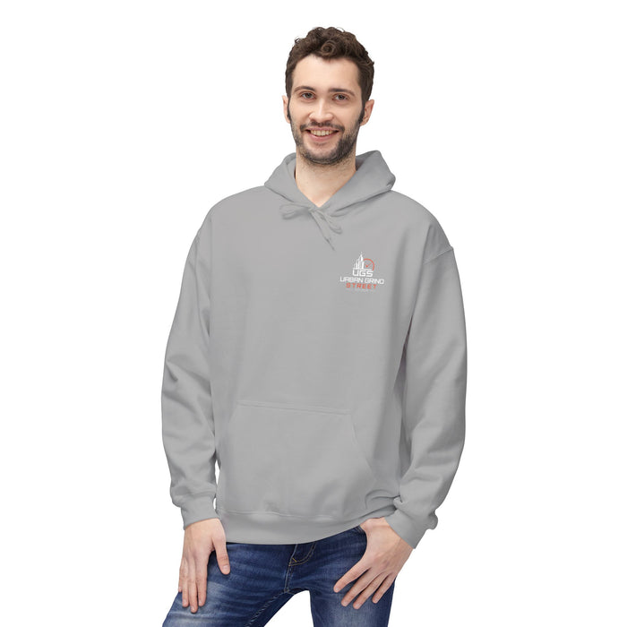 On the Clock Hoodie — Retro Clockhouse Workwear Pullover