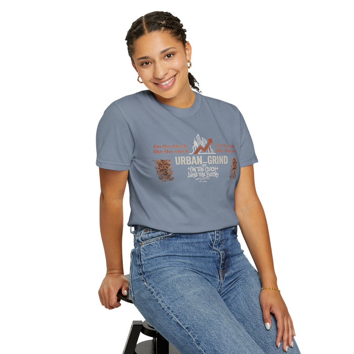 Urban Grind T-Shirt — "On the Block, Like the Clock" Streetwear Tee