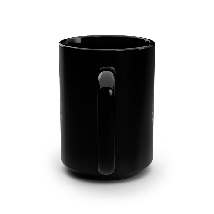 Urban Grind Coffee Mug — "On the Clock Like the Block" 15oz Black Mug