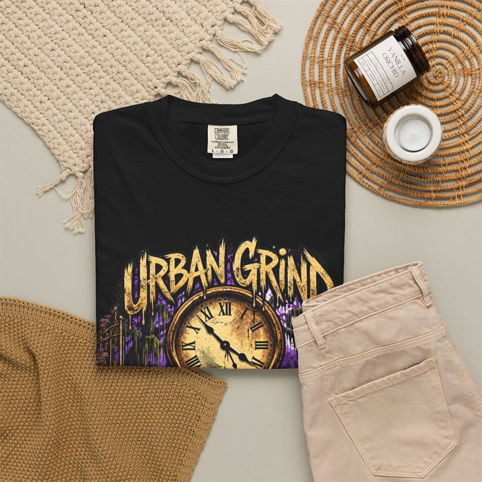 Urban Grind Graphic Tee — "On the Clock Like the Boss" Streetwear T-Shirt