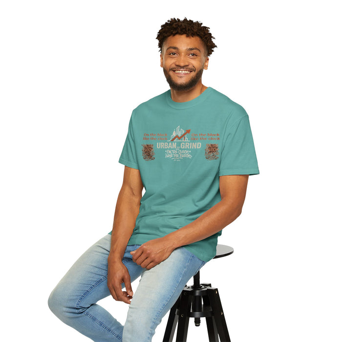 Urban Grind T-Shirt — "On the Block, Like the Clock" Streetwear Tee