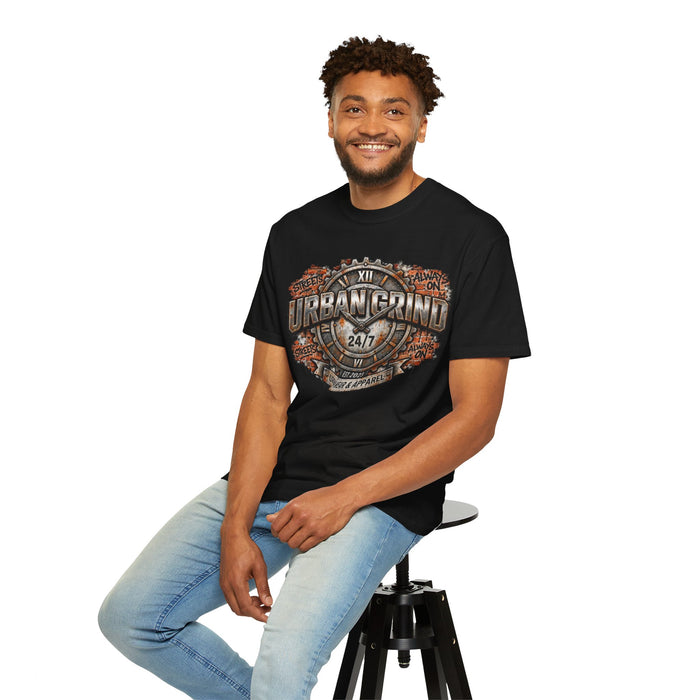 Urban Grind 24/7 Graphic T-Shirt — Industrial Motorcycle Streetwear Tee