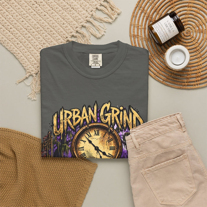 Urban Grind Graphic Tee — "On the Clock Like the Boss" Streetwear T-Shirt