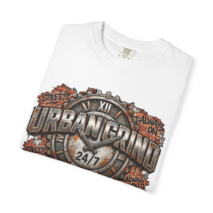 Urban Grind 24/7 Graphic T-Shirt — Industrial Motorcycle Streetwear Tee
