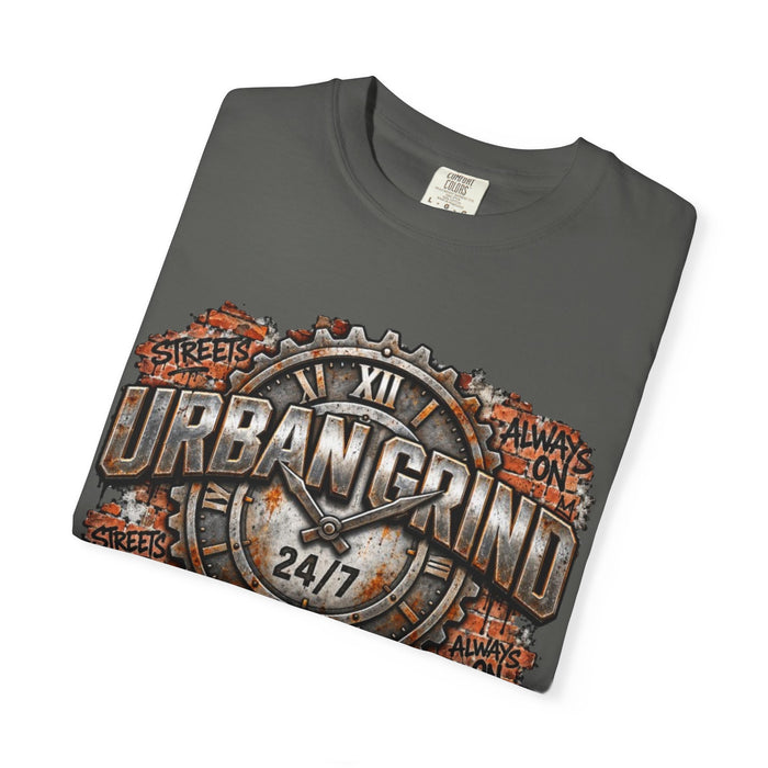 Urban Grind 24/7 Graphic T-Shirt — Industrial Motorcycle Streetwear Tee
