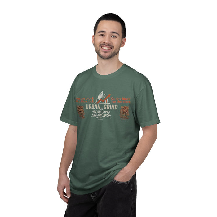 Urban Grind T-Shirt — "On the Block, Like the Clock" Streetwear Tee