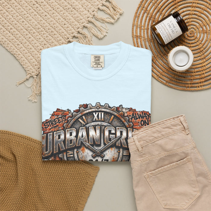 Urban Grind 24/7 Graphic T-Shirt — Industrial Motorcycle Streetwear Tee
