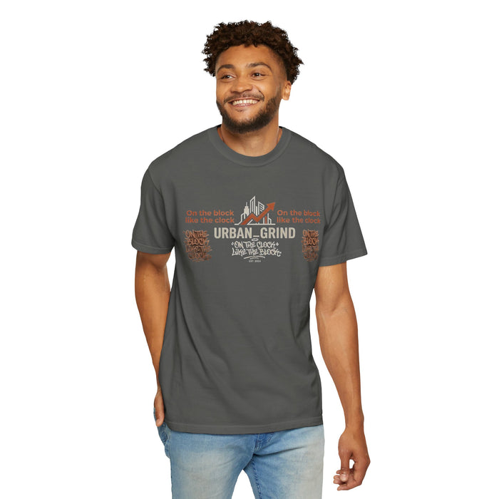 Urban Grind T-Shirt — "On the Block, Like the Clock" Streetwear Tee