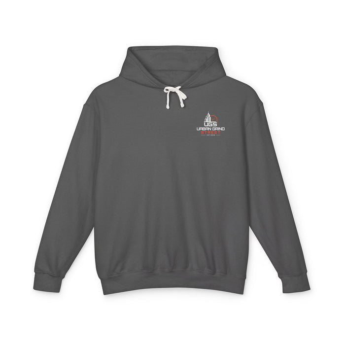 Hoodie — "On the Clock Like the Block" Vintage City Clock Graphic Hoodie
