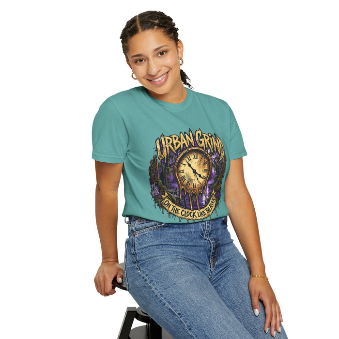 Urban Grind Graphic Tee — "On the Clock Like the Boss" Streetwear T-Shirt