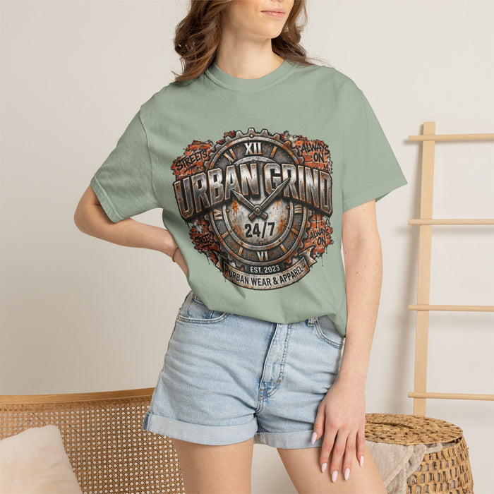 Urban Grind 24/7 Graphic T-Shirt — Industrial Motorcycle Streetwear Tee