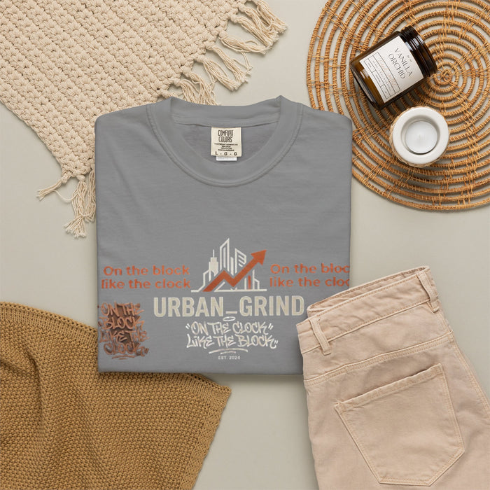 Urban Grind T-Shirt — "On the Block, Like the Clock" Streetwear Tee