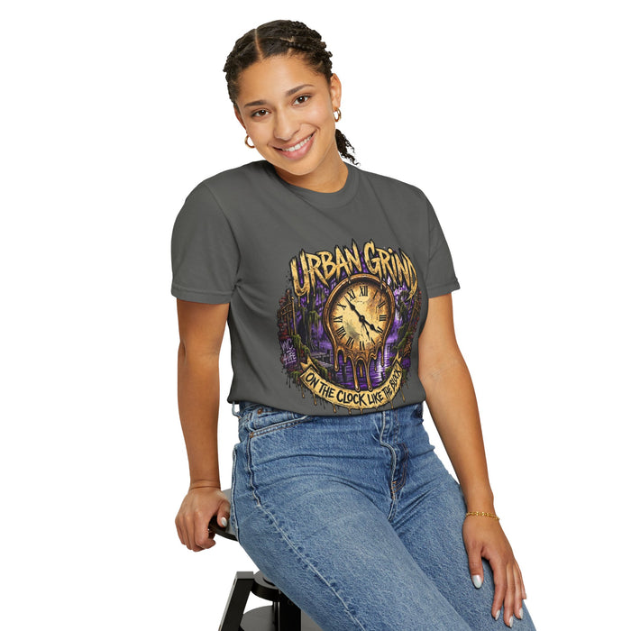 Urban Grind Graphic Tee — "On the Clock Like the Boss" Streetwear T-Shirt