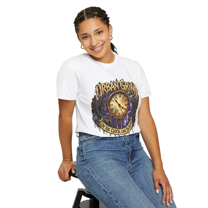 Urban Grind Graphic Tee — "On the Clock Like the Boss" Streetwear T-Shirt