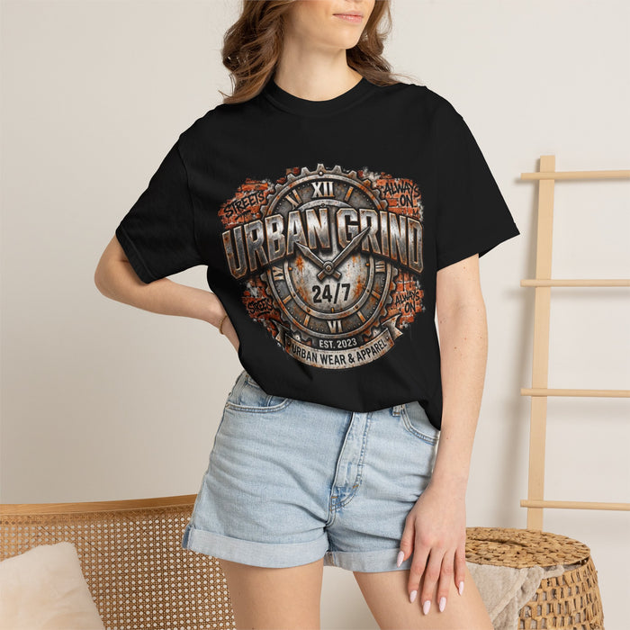 Urban Grind 24/7 Graphic T-Shirt — Industrial Motorcycle Streetwear Tee