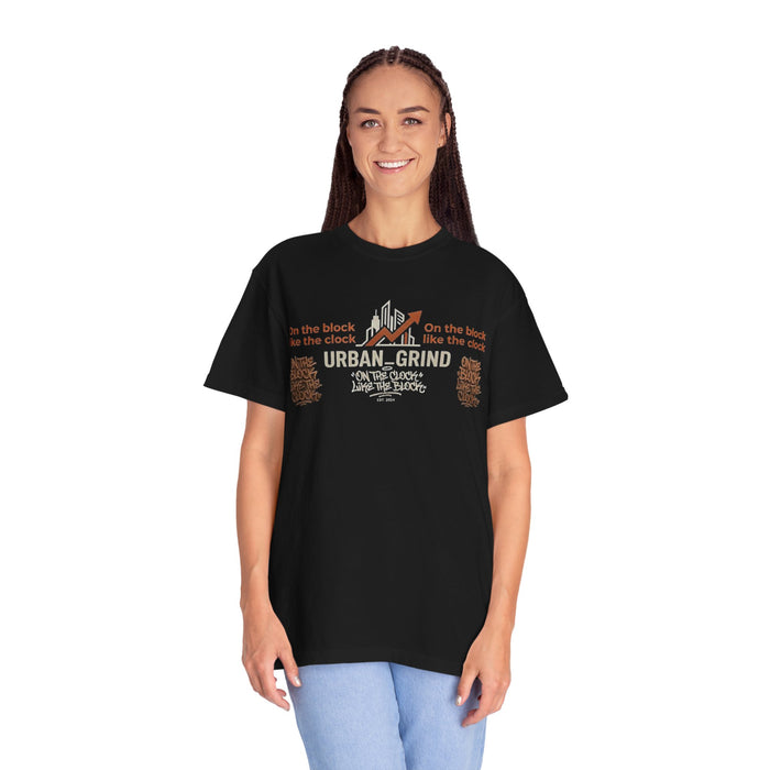 Urban Grind T-Shirt — "On the Block, Like the Clock" Streetwear Tee