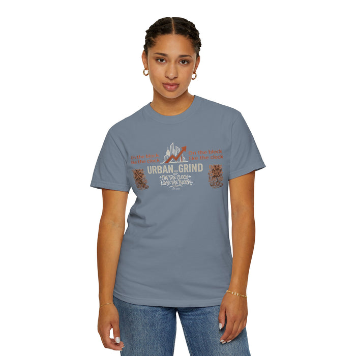 Urban Grind T-Shirt — "On the Block, Like the Clock" Streetwear Tee