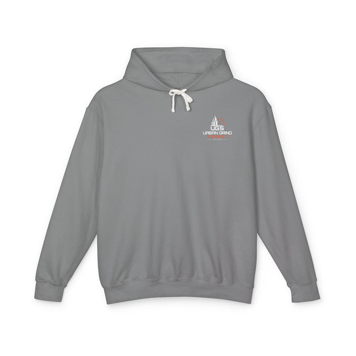 Hoodie — "On the Clock Like the Block" Vintage City Clock Graphic Hoodie